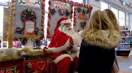 Britain's longest-serving Santa Claus is still bringing the magic of Christmas to children after almost 60 years
