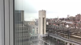 Fire in Brussels - Brussels North station