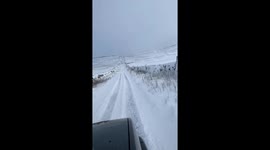 Kettlewell Leyburn Road Snow 15/12/19