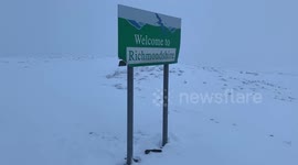 Kettlewell Leyburn Road, Richmondshire sign