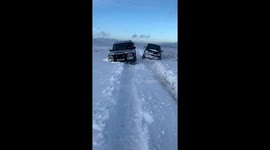 Vehicles stuck deadman’s hill