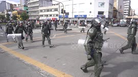 Thousands join anti-government protest in Bogota