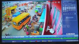 1 killed and many injured after bus mows down group of students in South India