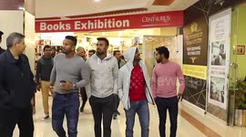 Sri Lanka's cricket team visit Islamabad mall as test match cricket returns to Pakistan