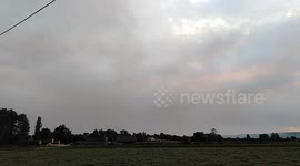 Bushfires on Eastern escarpment