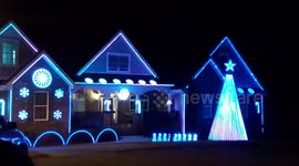 Epic musical Christmas lights display