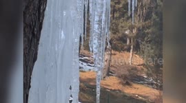 Icy delight in Jammu and Kashmir India.