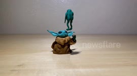17-year-old US animator creates stop motion video of popular meme Baby Yoda and it's taking the internet by storm
