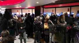 Star Wars Fans Crowed To See The Star Wars Premiere From Burger King