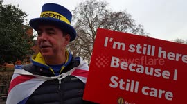 Stop Brexit Man Steve Bray denies reports that he's giving up the fight