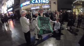 Climate protestors disrupt Star Wars premiere in London