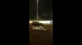Storm Elsa leaves cars in Ireland swimming through flooded streets