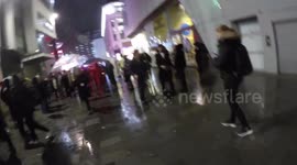 Red Stormtroopers Walk Through The Streets Of London