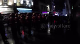 Red Stormtroopers Walk Through The Streets Of London