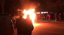 Protests intensify around Barcelona's Camp Nou stadium during 'El Clasico'