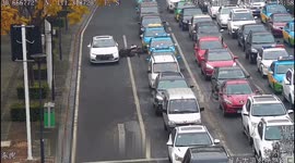 Chinese couple hit by cars in exact same place with only nine minutes between each incident