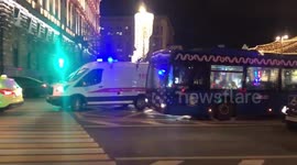 Newsflare Edit - Reports indicate shooting at Russian intelligence agency in Russia