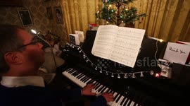 UK's oldest Christmas fairy lights have been lit for the 50th consecutive year - without a single bulb ever being replaced