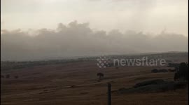 Large plumes of smoke from bushfires seen in rural South Australia