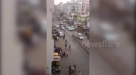 India citizenship amendment act: motorists flee as protesters pelt stones in Ahmedabad