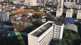 Marching Band Practices On School Roof
