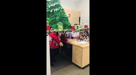 Christmas coworker reveals her 2019 ugly sweater