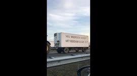 Farmers Defence Force (FdF) protest in the Netherlands, blocking highway.