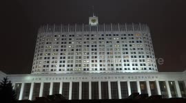The House of the Government of the Russian Federation (Russian White House) in Moscow, Russia