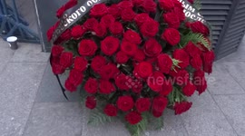Muscovites pay tributes to the victims of 19 December 2019 shooting outside the FSB headquarters in Lubyanka
