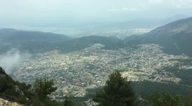 Driving around Mount Babadag