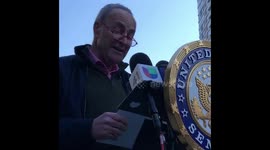 US SENATOR CHUCK SCHUMER CALLING ON TRUMP TO ALLOW WITNESSES AT THE IMPEACHMENT TRIAL