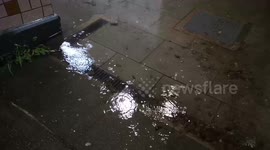 Heavy Rain In London Has Caused A Subway In South Woodford To Flood