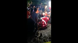 Three students found dead after being trapped in flooded cave in Indonesia