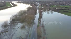 Christmas travel plans disrupted by flooding in England's Cambridgeshire