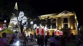 This display of Christmas lights in El Salvador's capital is a must-see for locals