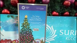 Tallest Christmas Tree in Malaysia is at KLCC Twin Towers