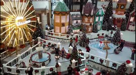Christmas atmosphere in KLCC Malaysia