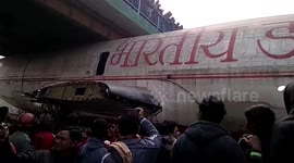Watch an India Post aircraft get stuck under bridge in West Bengal