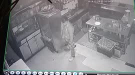 'Alcoholics' break into a bar in India and make away with two packs of beer