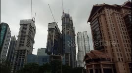 Kuala Lumpur's new leaning tower isn't collapsing - it's SUPPOSED to look that way