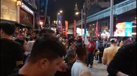 Christmas Countdown in downtown of Kuala Lumpur Malaysia
