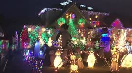 Extreme outdoor Christmas Light Display