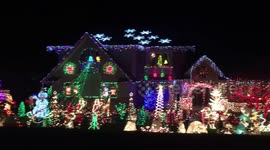 Outodoor Christmas Display with 70,000 Lights