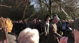 A fan's-eye view of the UK royals on Christmas Day at Sandringham