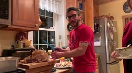 Christmas hack how to carve the turkey