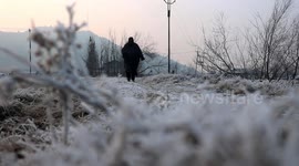 Extreme cold hits Srinagar in Indian-controlled Kashmir