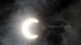 Last Solar Eclipse of the decade passes over Indonesia