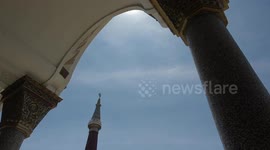 Residents of West Sumatra Indonesia, Kusuf Prayer and Watching the Ring of Solar Eclipse
