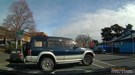 Near T-Bone Vehicle Accident dashcam footage New Zealand