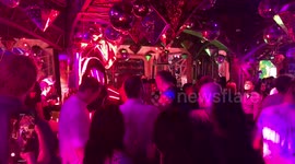 Robot Entertains Nightclub Revellers